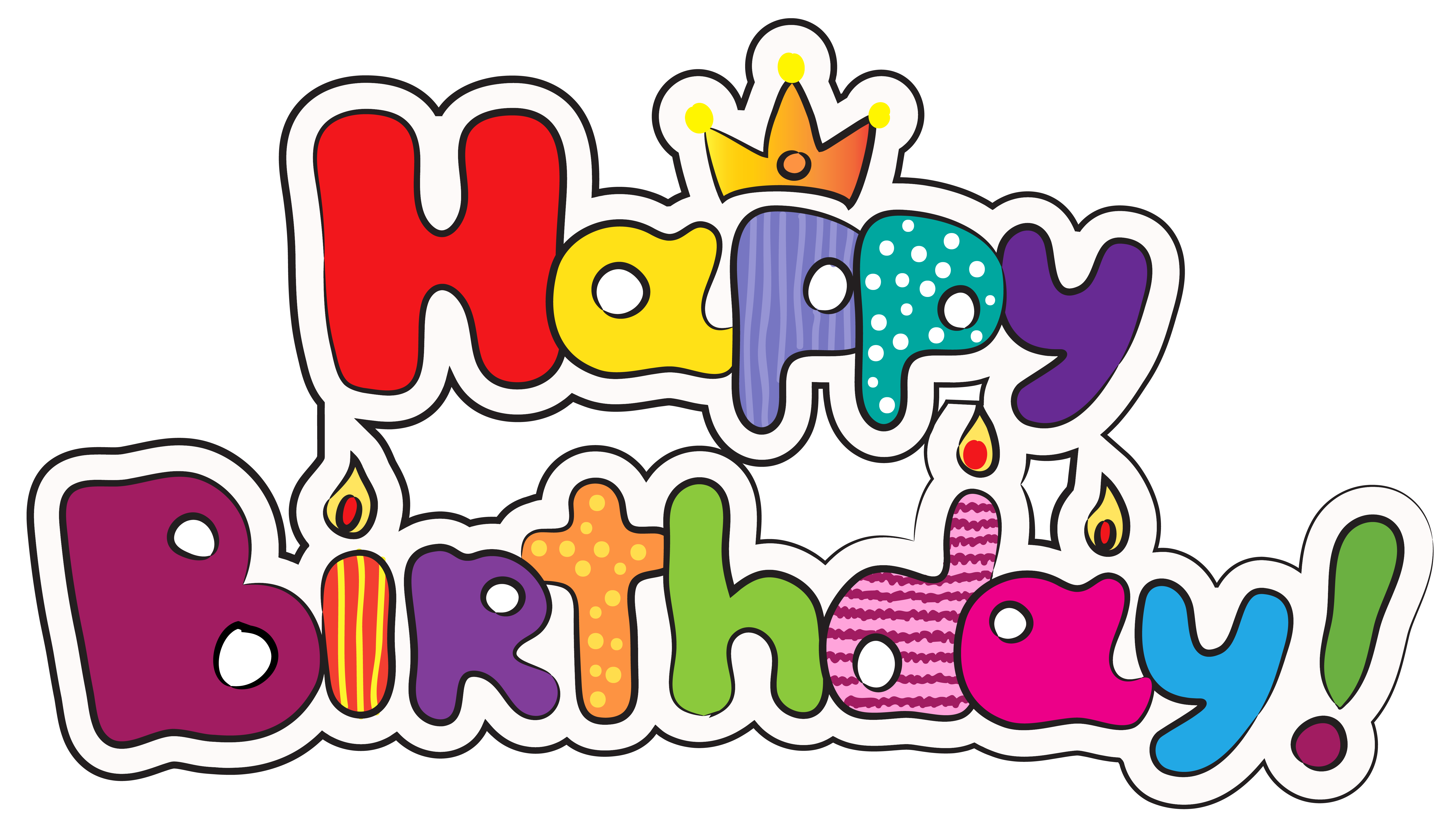 Happy Birthday Clip Art Download Free PNG