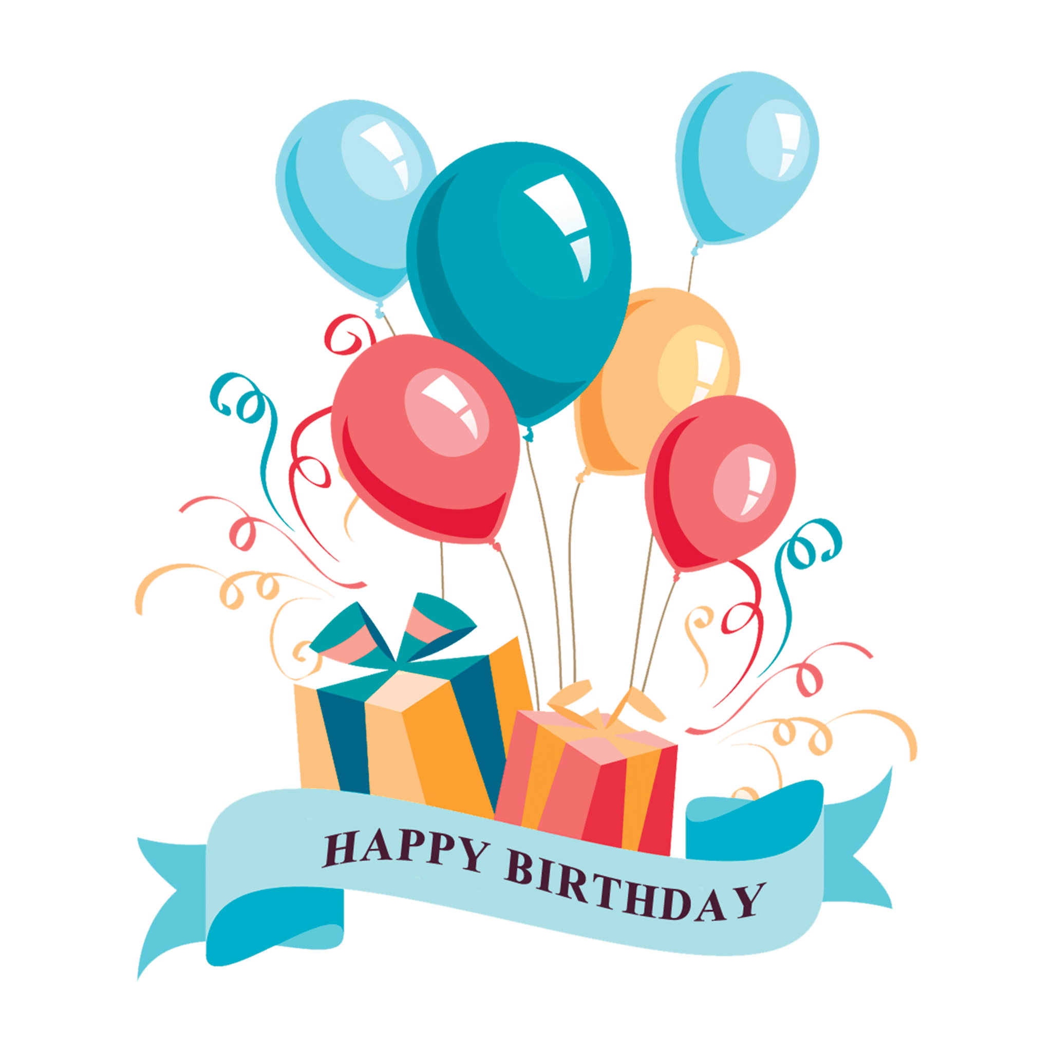 Happy Birthday Clip Art PNG Background