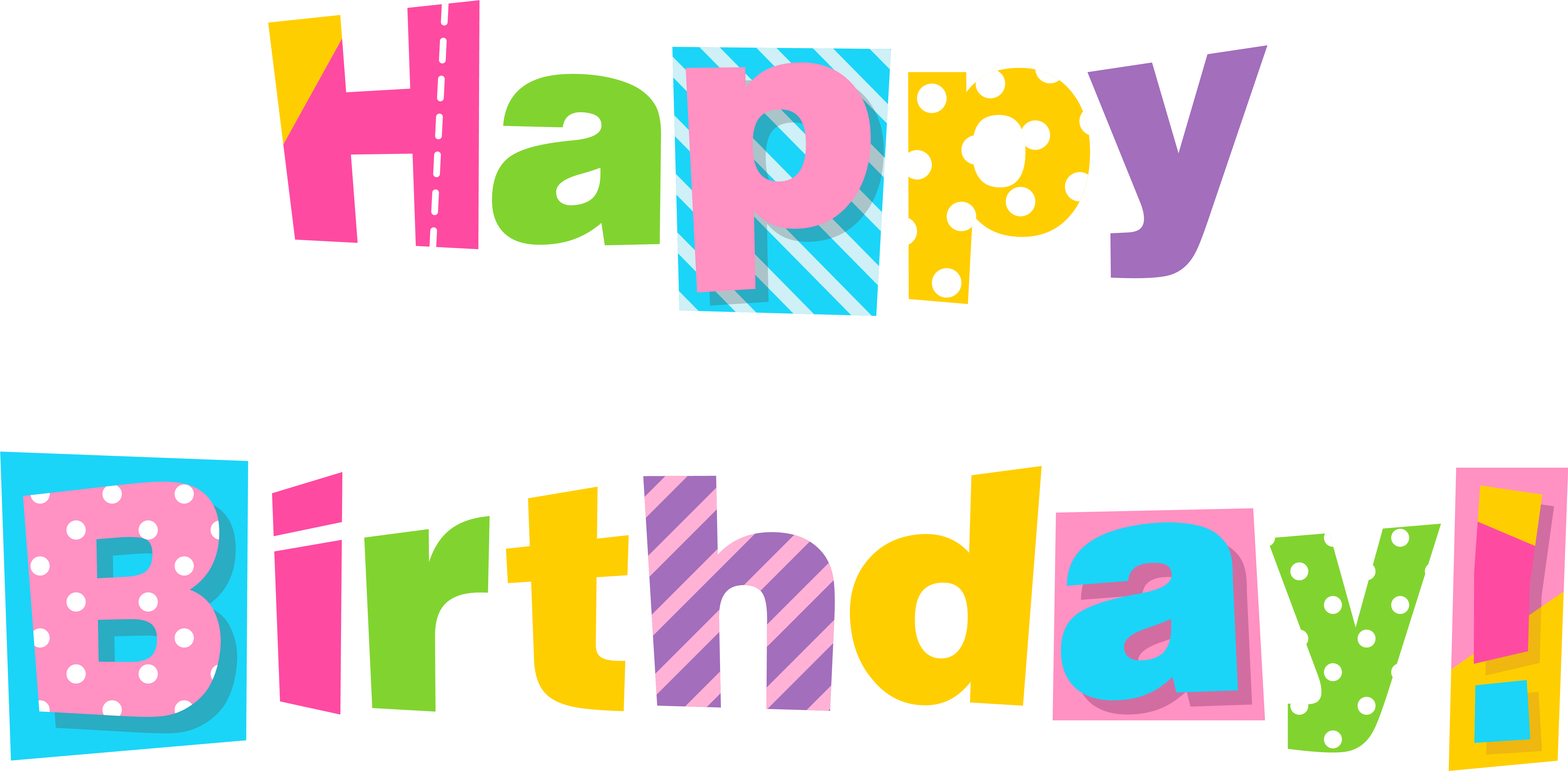 Happy Birthday Clip Art PNG HD Quality
