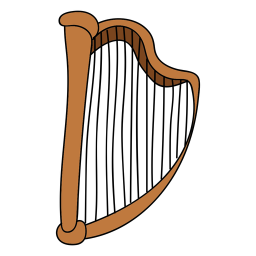 Harp Guitar Transparent Background