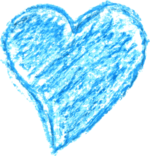 Heart Drawing Background PNG Image