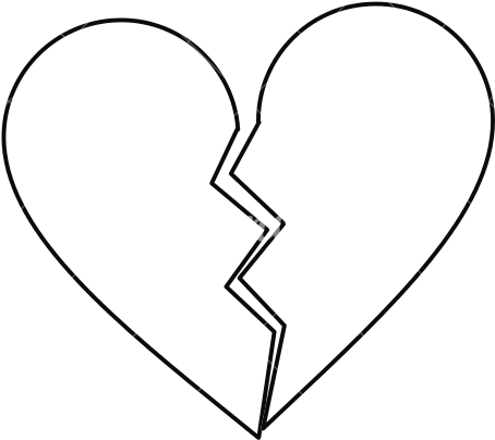 Heart Drawings Background PNG