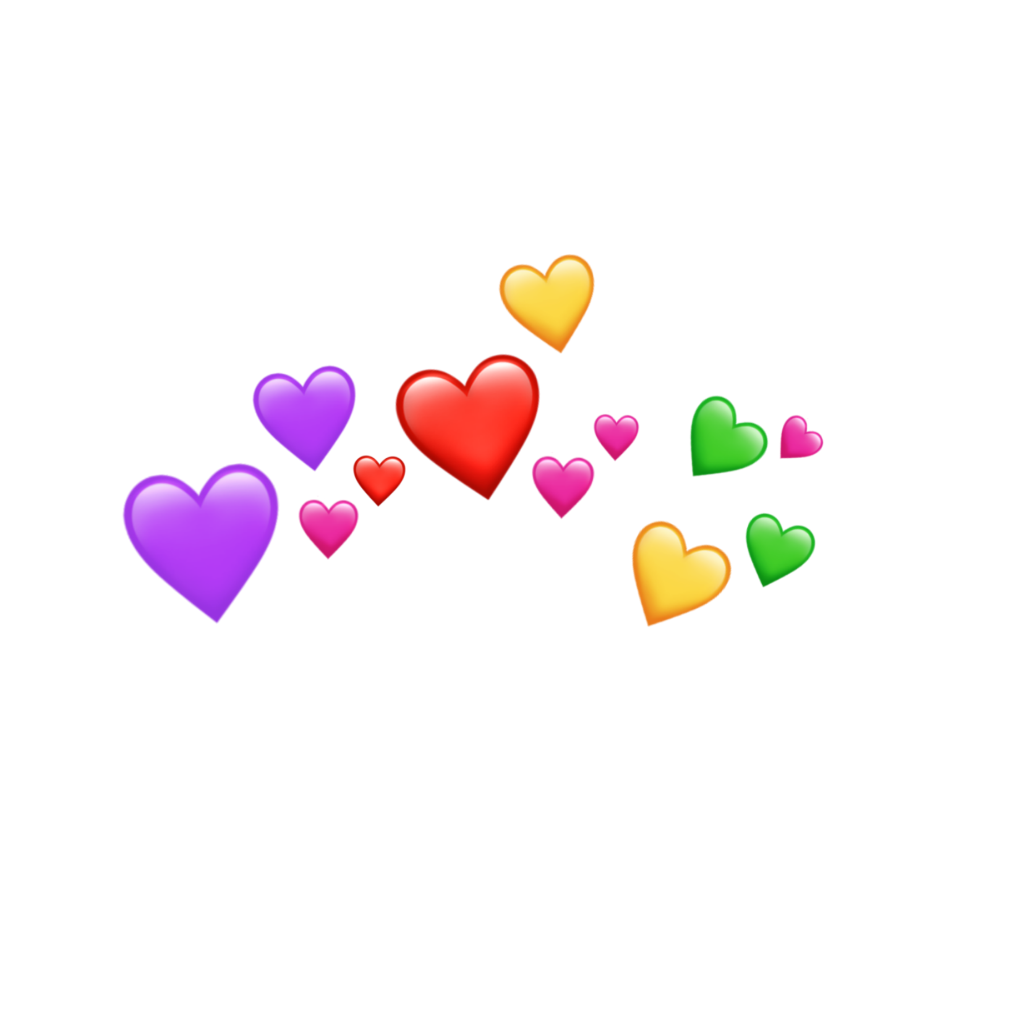 Heart Emojis PNG Clipart Background