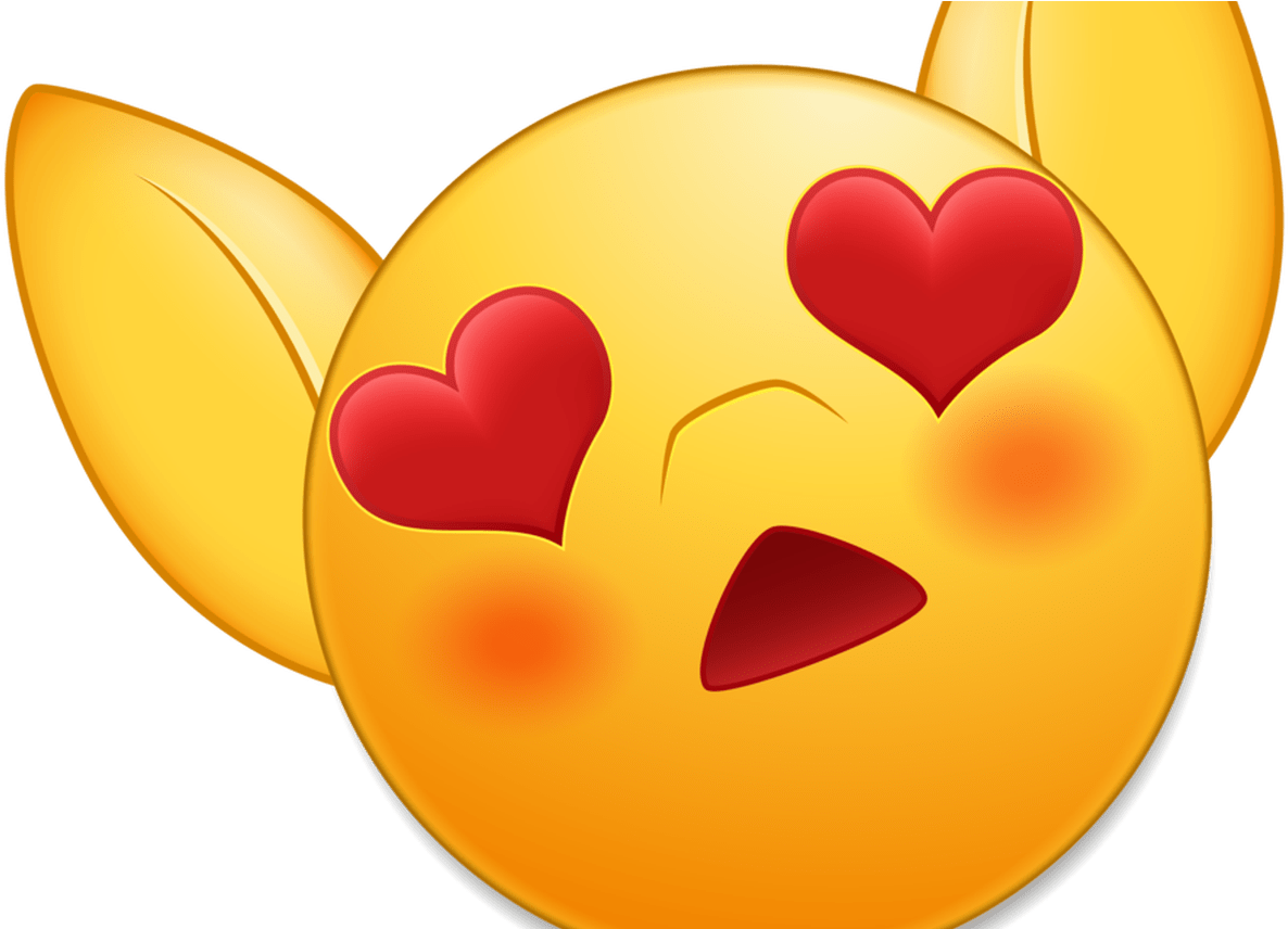 Heart Eye Emoji Transparent Free PNG