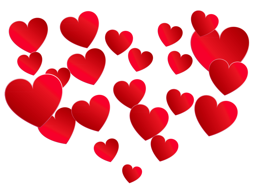 Hearts Background PNG Image