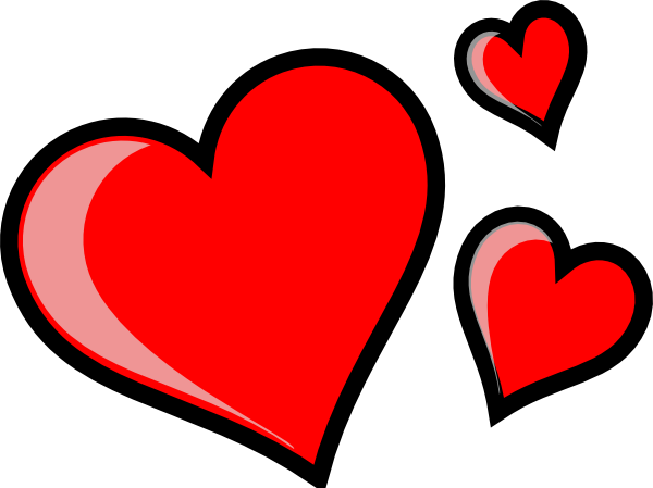 Hearts Clipart Background PNG