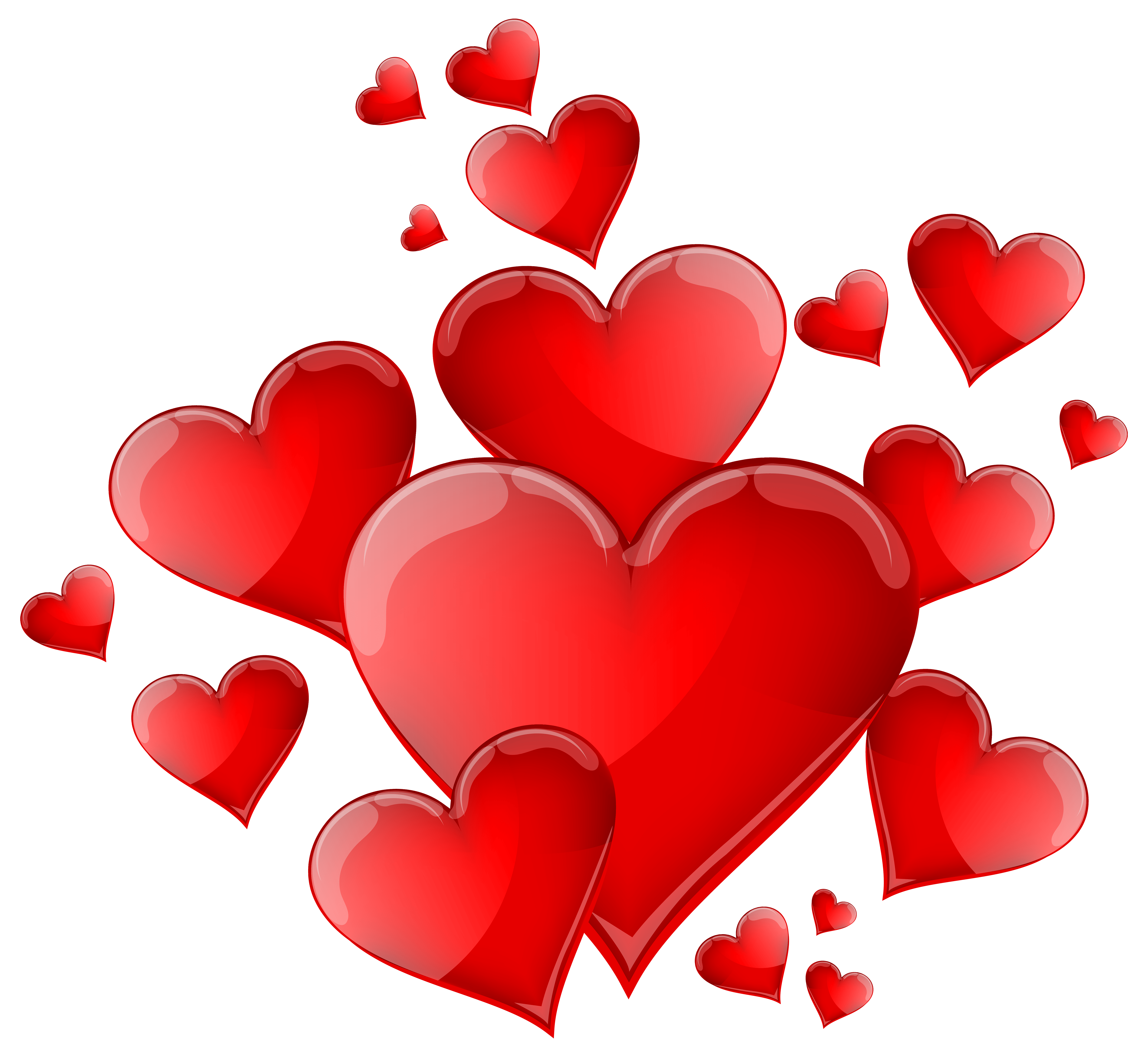 Hearts Clipart PNG Clipart Background