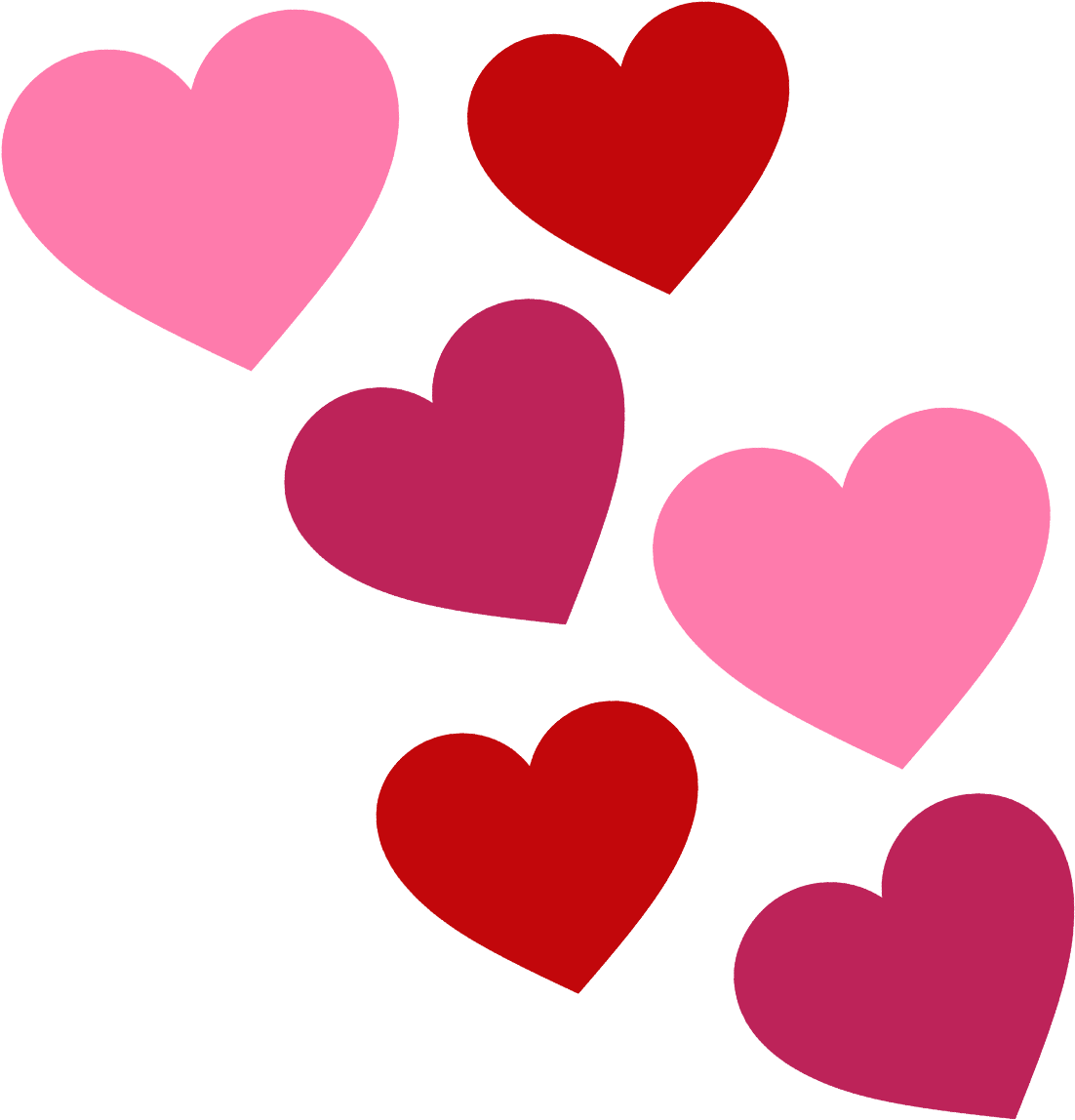 Hearts Clipart PNG HD Quality