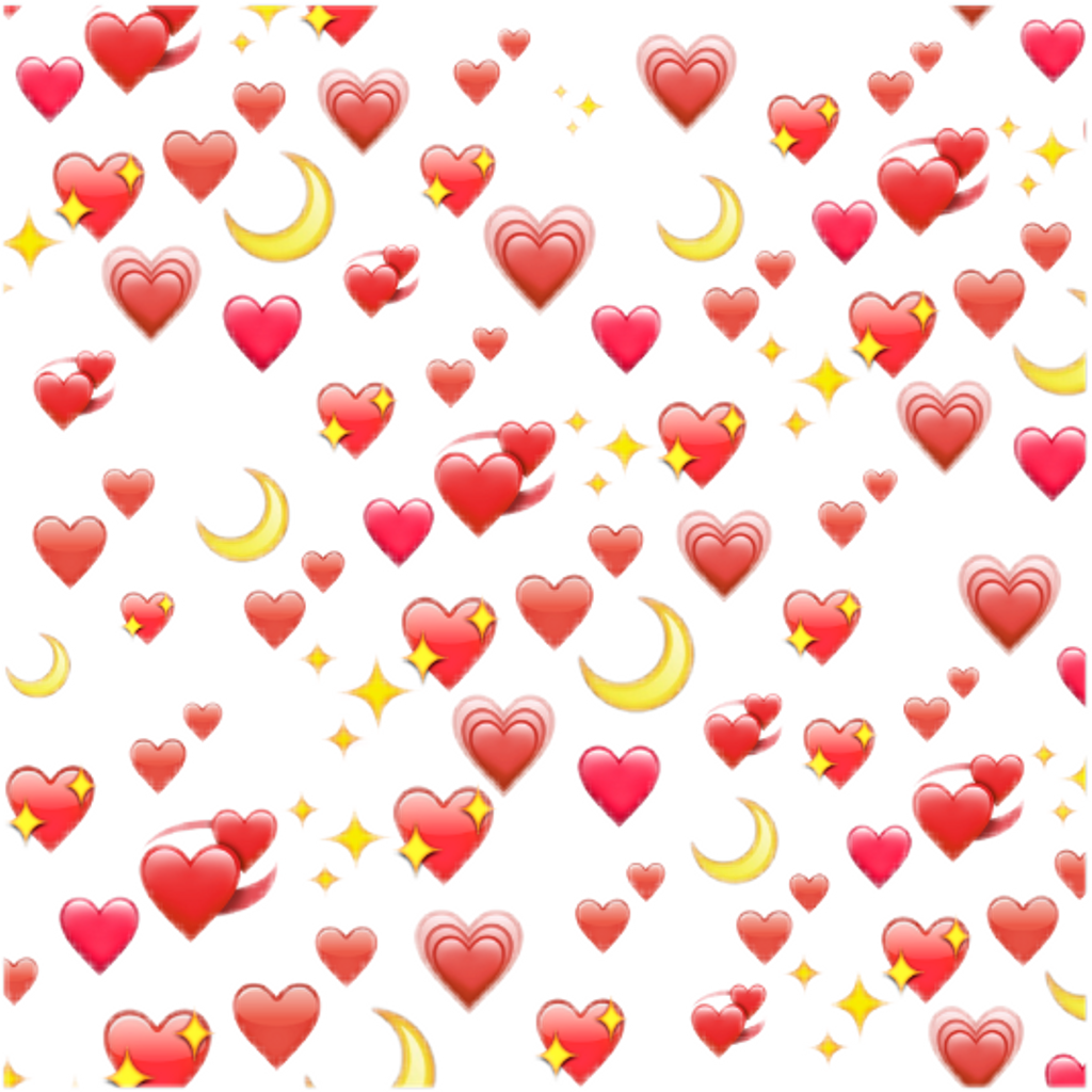 Hearts Meme PNG Clipart Background
