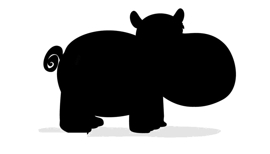 Hippo Transparent Clip Art Image