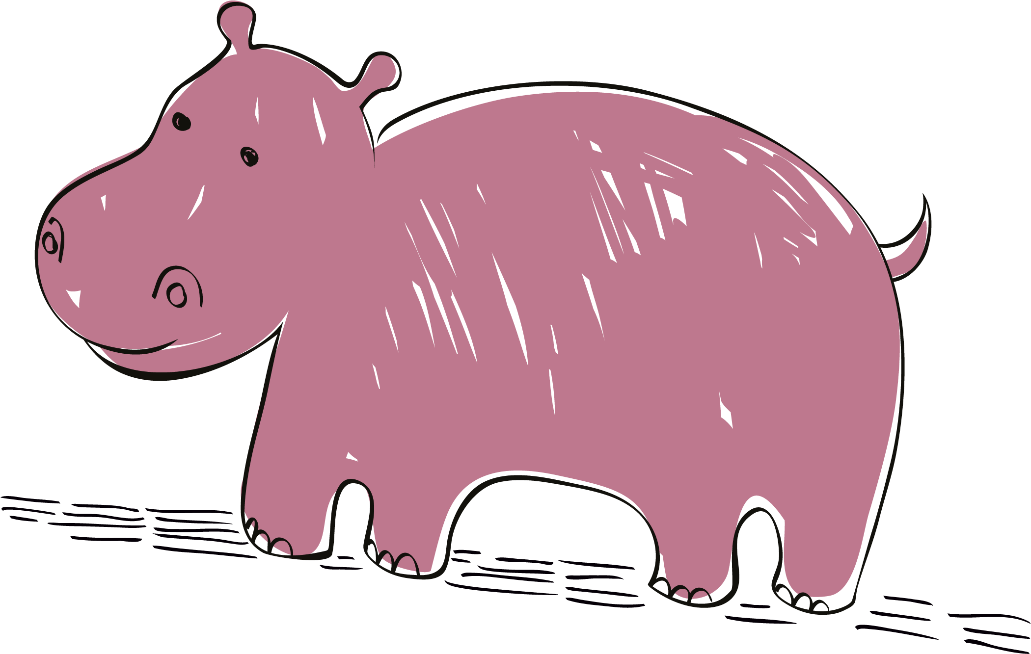Hippo Transparent PNG