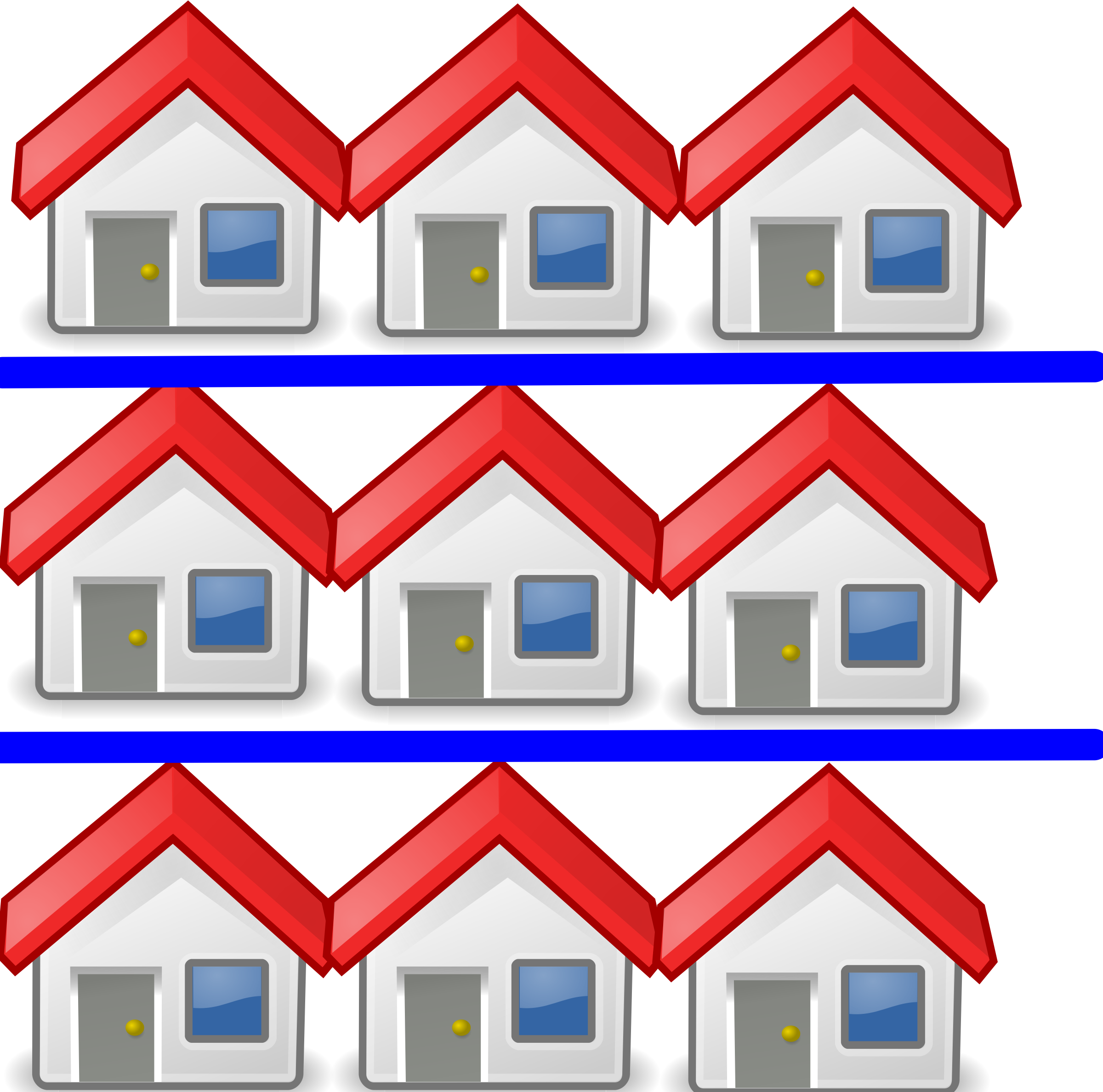 Houses Clipart Transparent File