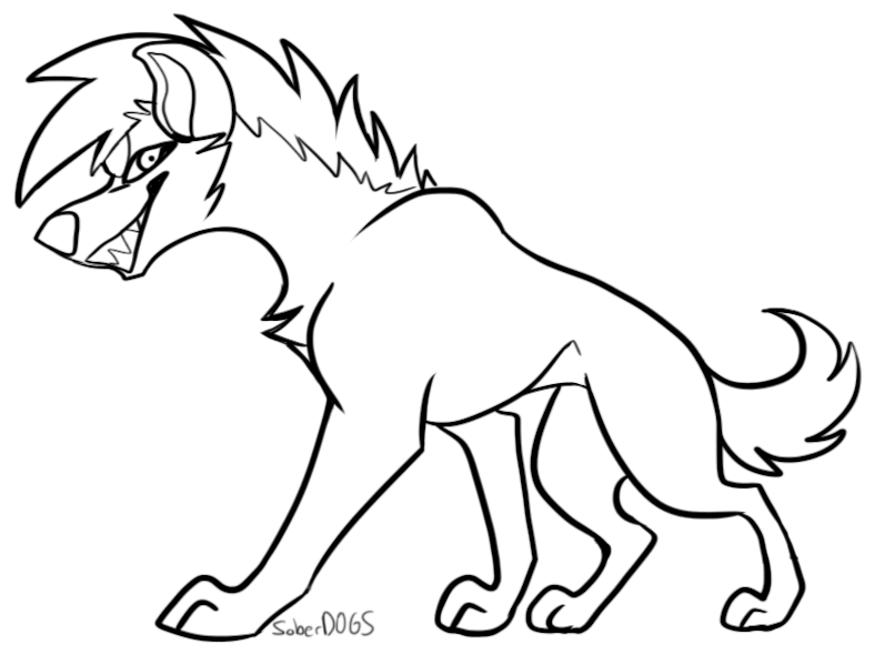 Hyena Background PNG Image
