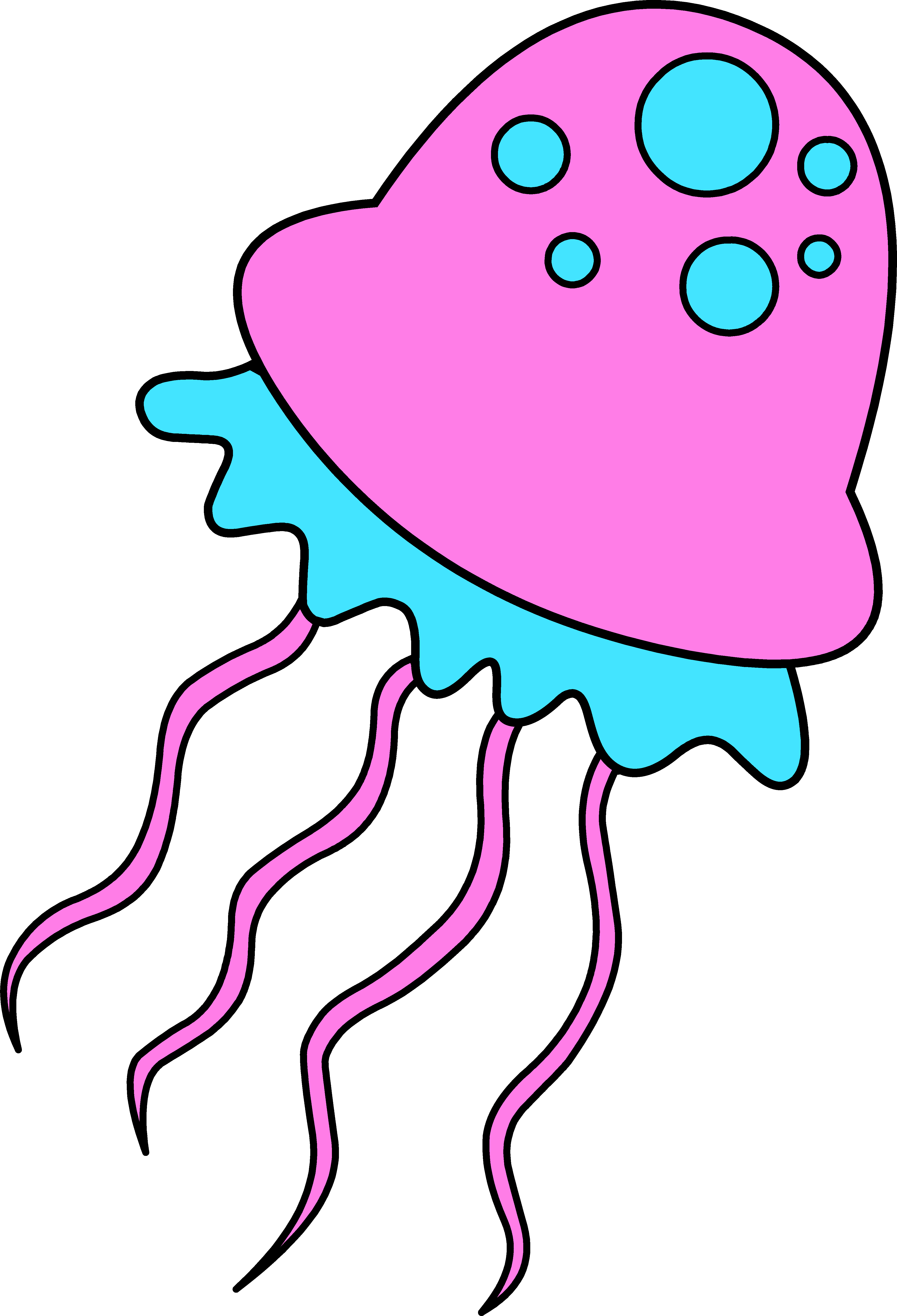 Jellyfish Background PNG
