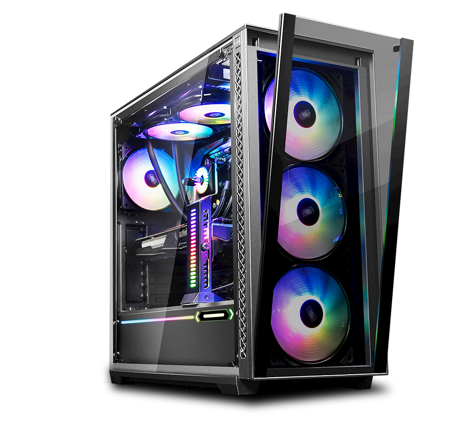 LED CPU Cabinet PNG HD Photos