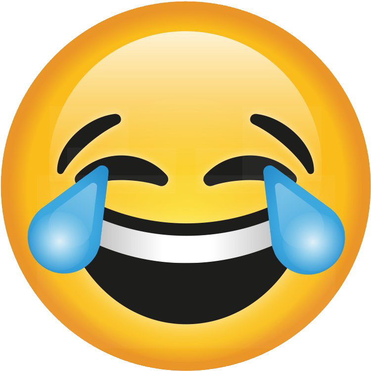 Laugh Crying Emoji PNG HD Quality