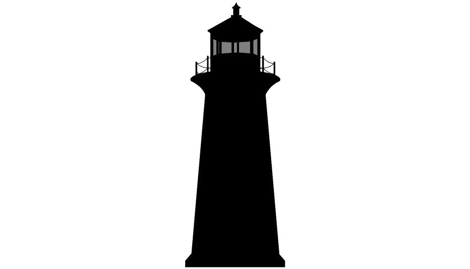 Lighthouse Silhouette Transparent Image