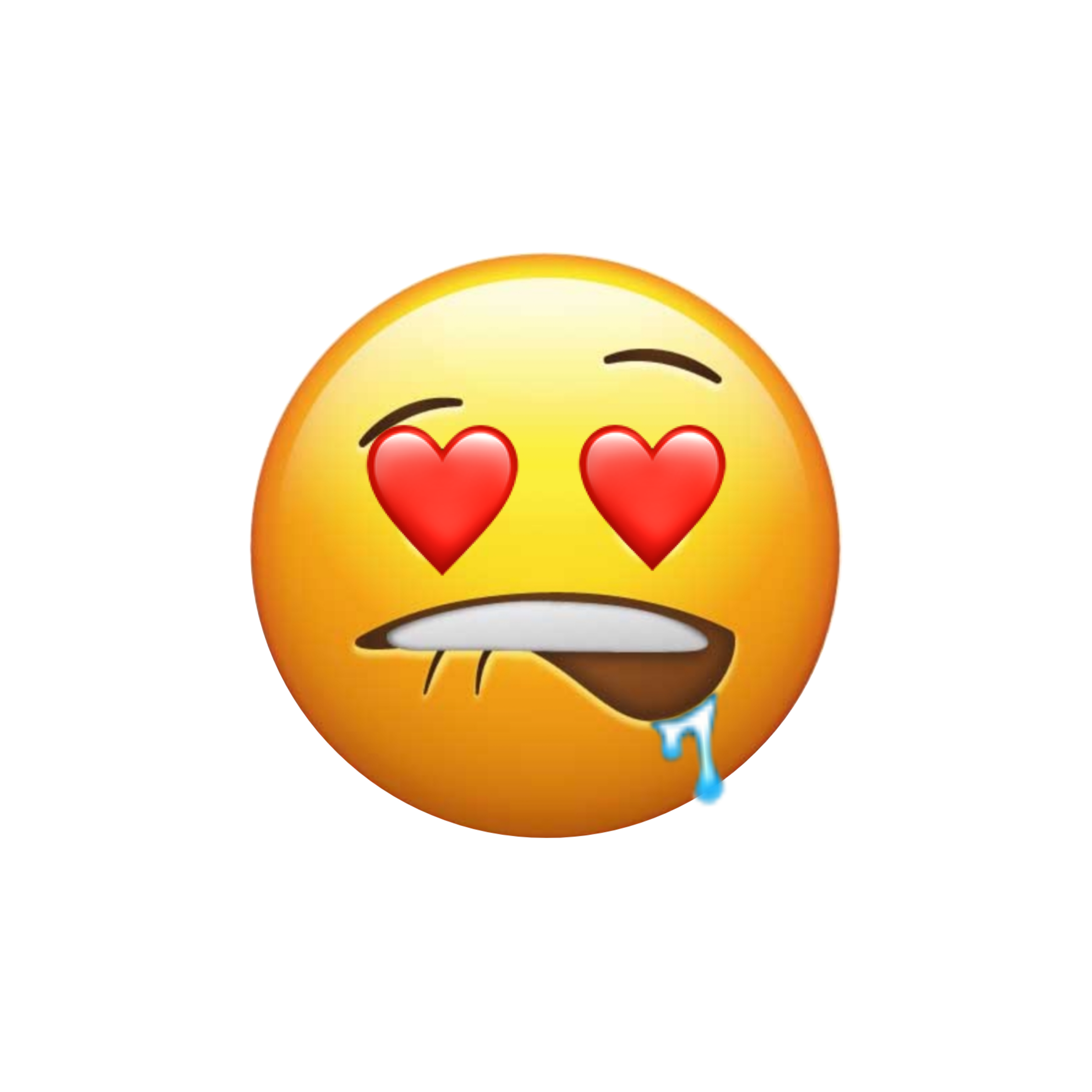 Lip Biting Emoji PNG Clipart Background