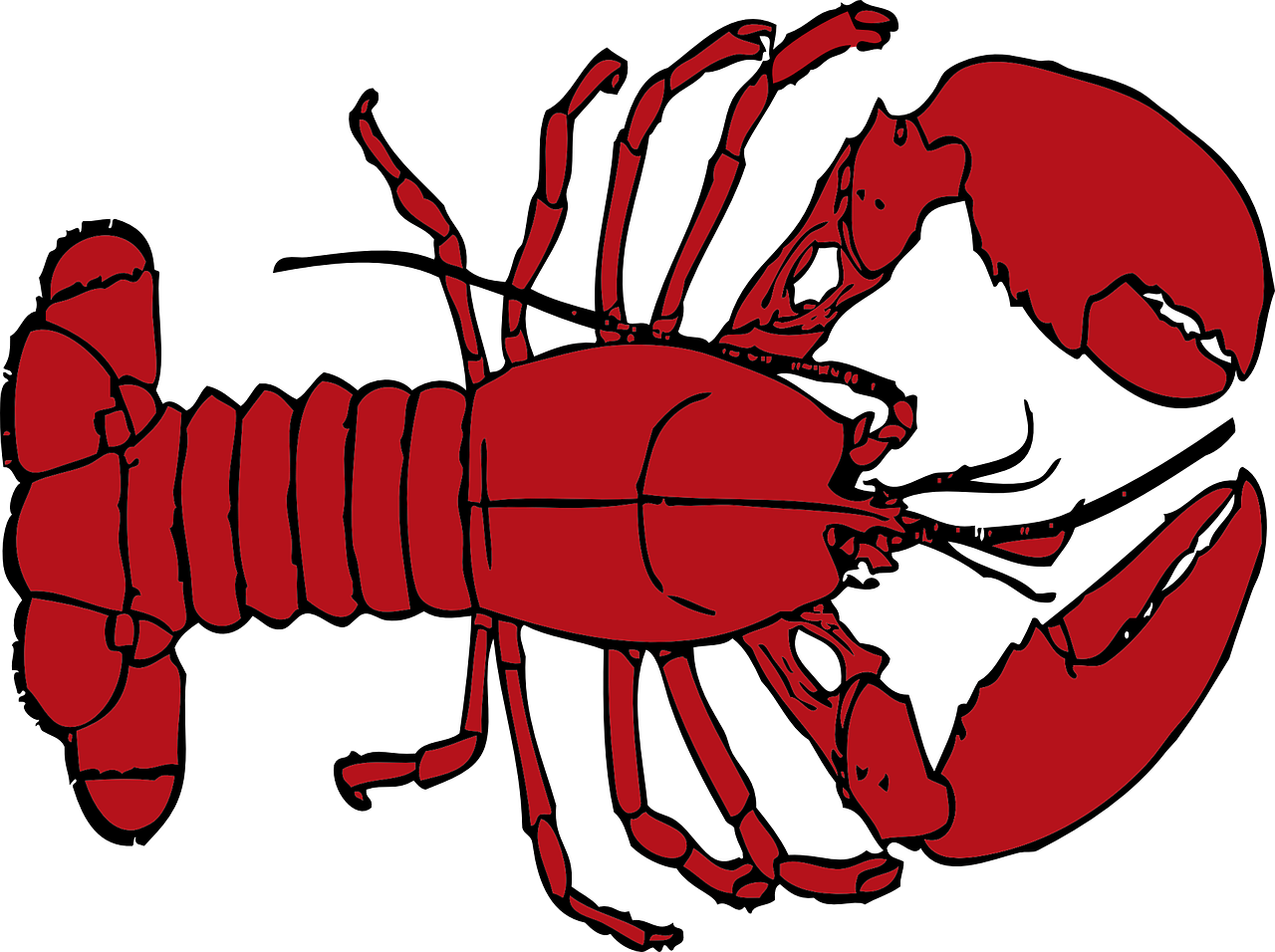 Lobster Transparent Clip Art Image
