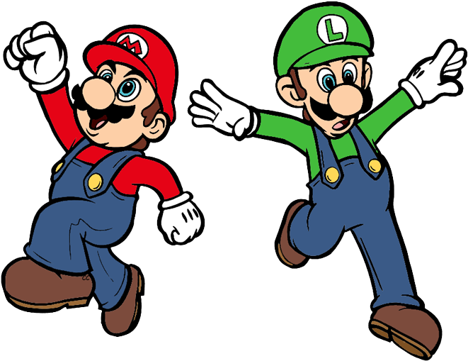 Mario And Luigi Transparent File