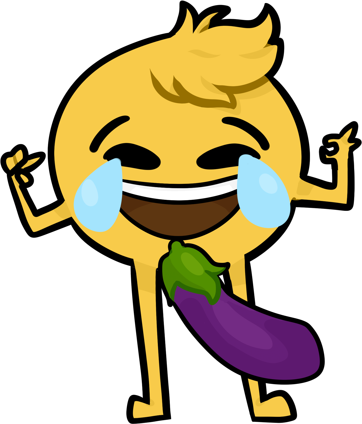 Meme Emojis Background PNG Image