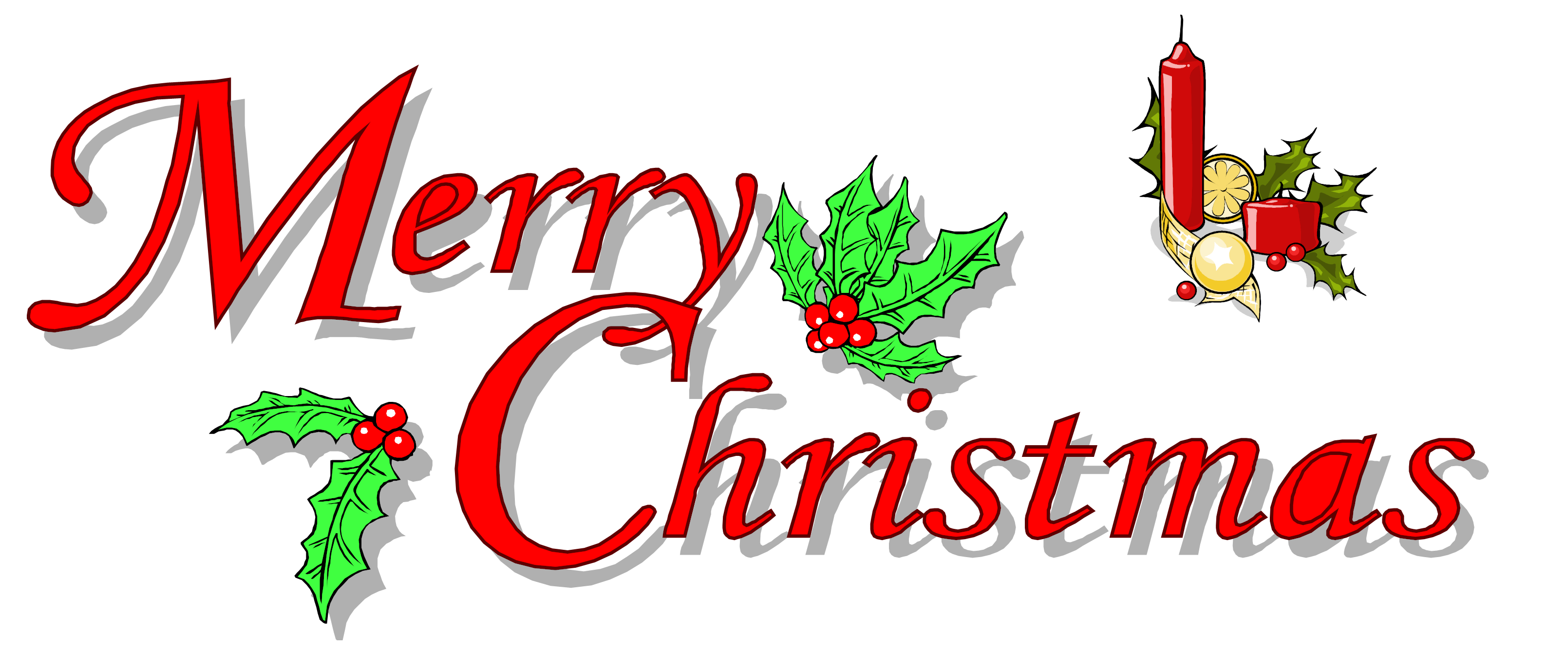 Merry Christmas Celebration PNG Clipart Background