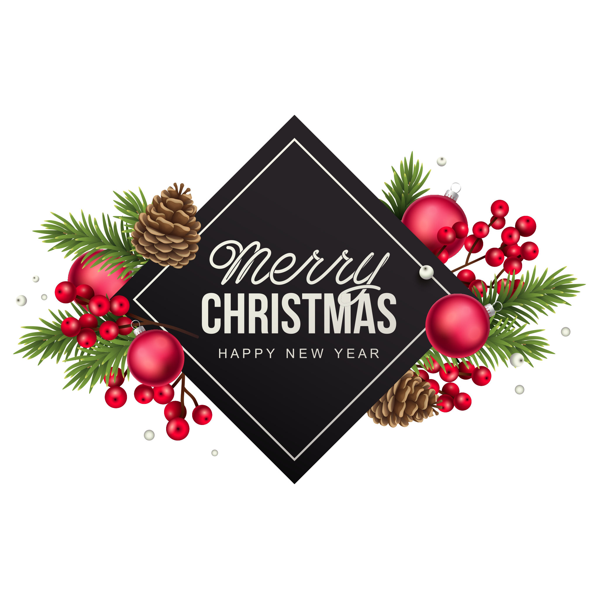 Merry Christmas Celebration PNG Images HD