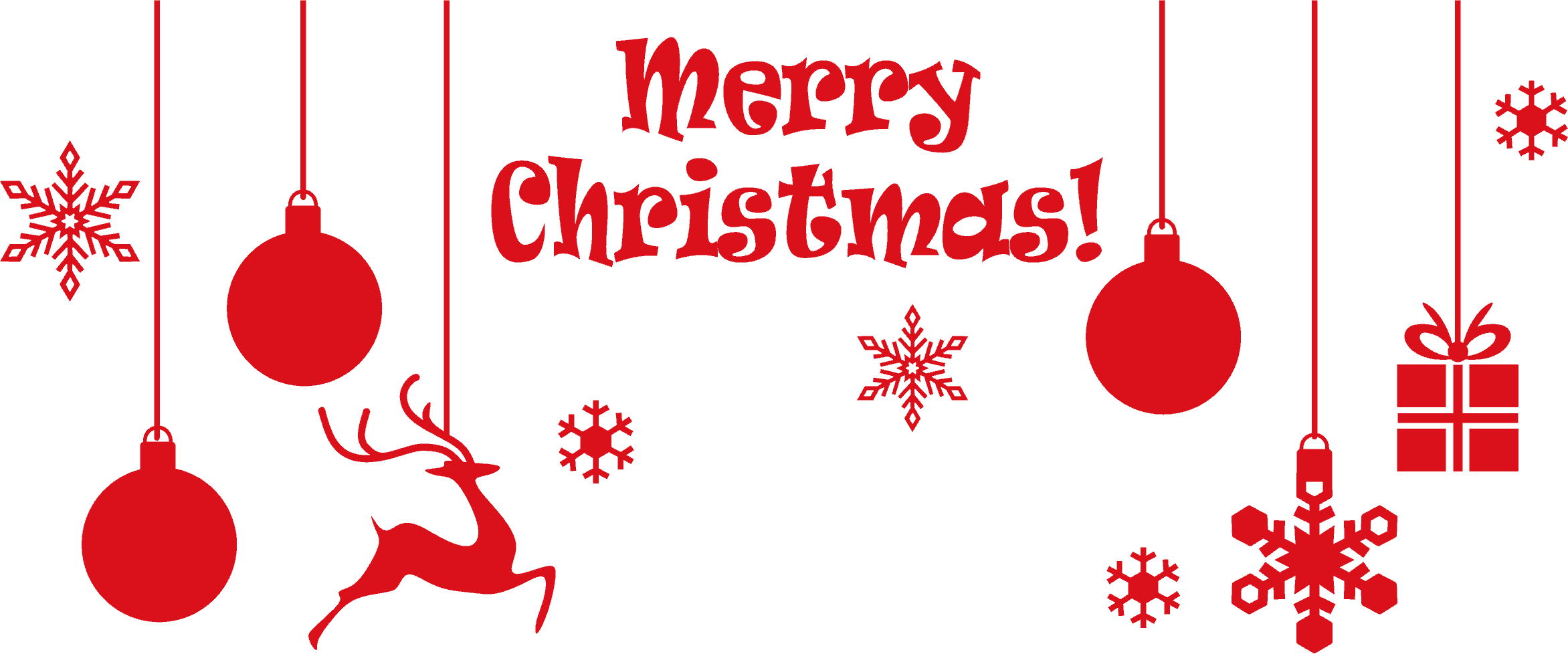 Merry Christmas Celebration PNG Pic Background