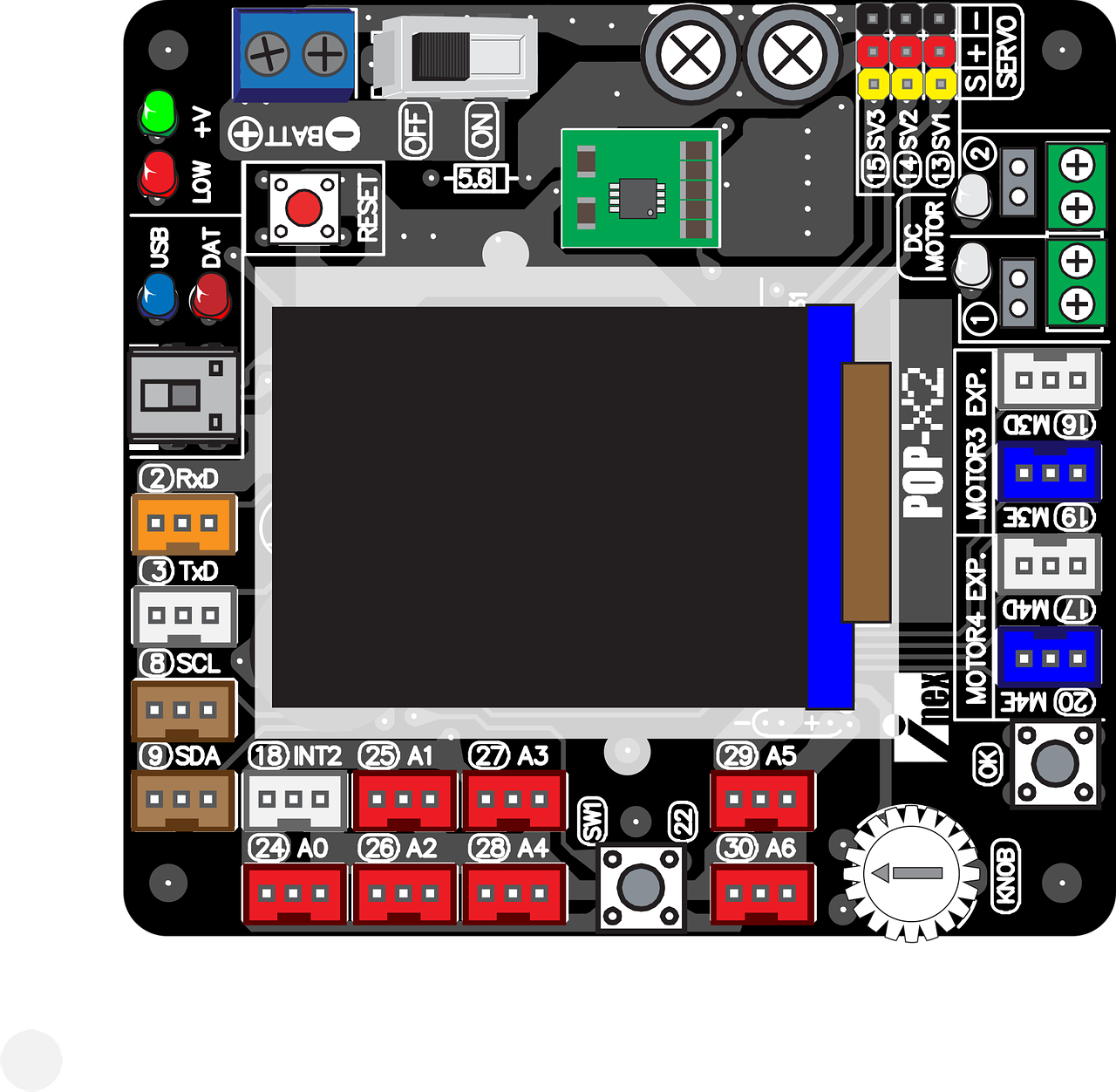 Microcontroller Background PNG Image