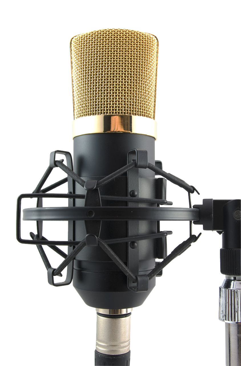 Microphone Background PNG Image