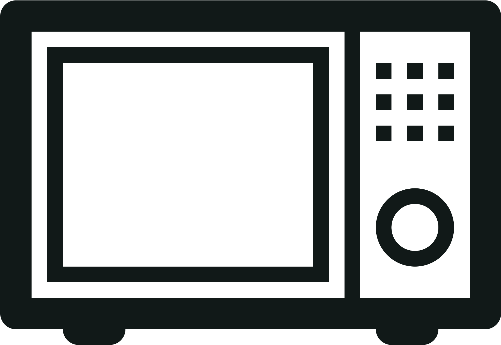 Microwave Oven Background PNG