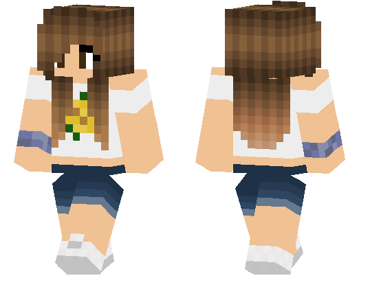 Minecraft Girl Skin PNG Free File Download