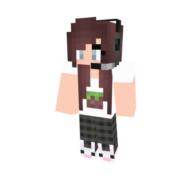 Minecraft Girl Skin PNG Photo Image