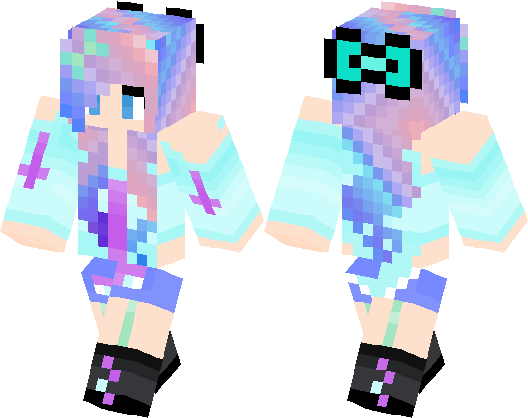 Minecraft Girl Skin Transparent PNG