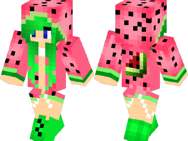 Minecraft Skins For Girls Background PNG Image