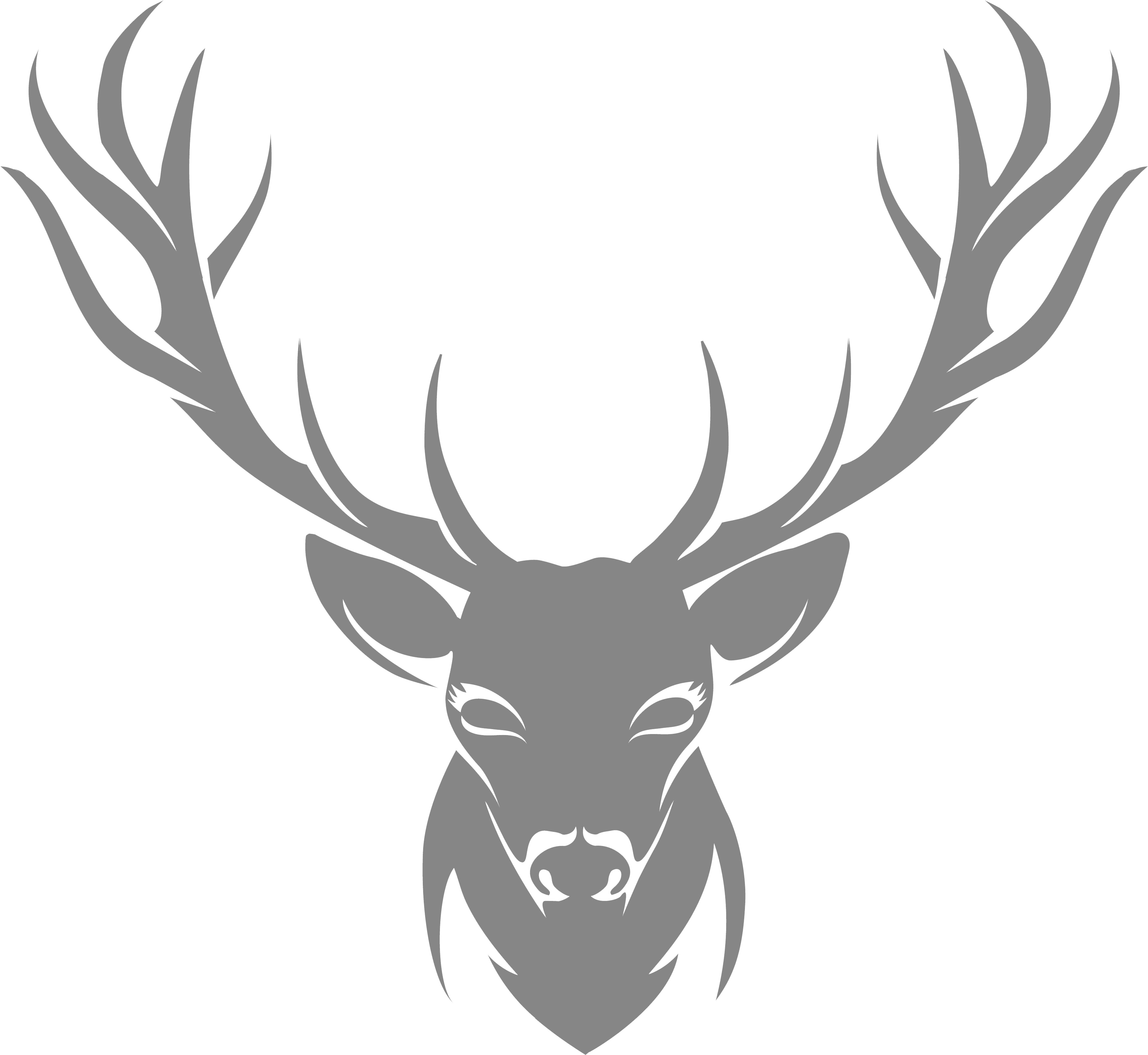 Moose Background PNG Clip Art Image