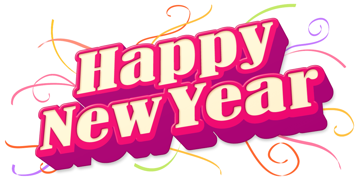 New Year Transparent Background