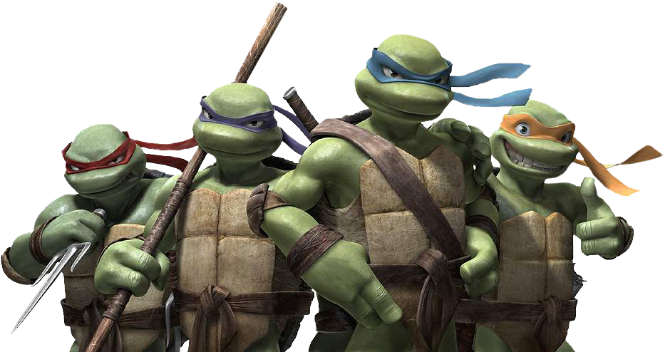 Ninja Turtles Background PNG Clip Art Image