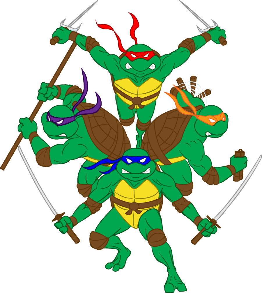 Ninja Turtles No Background
