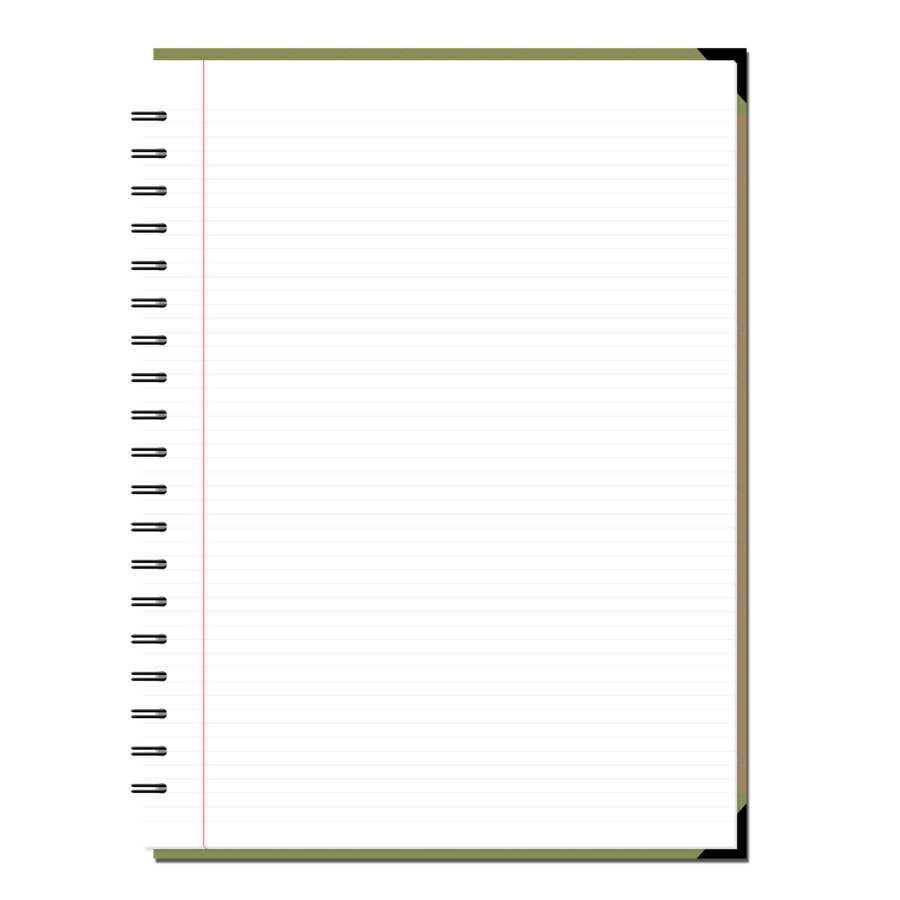 Notebook Transparent Background