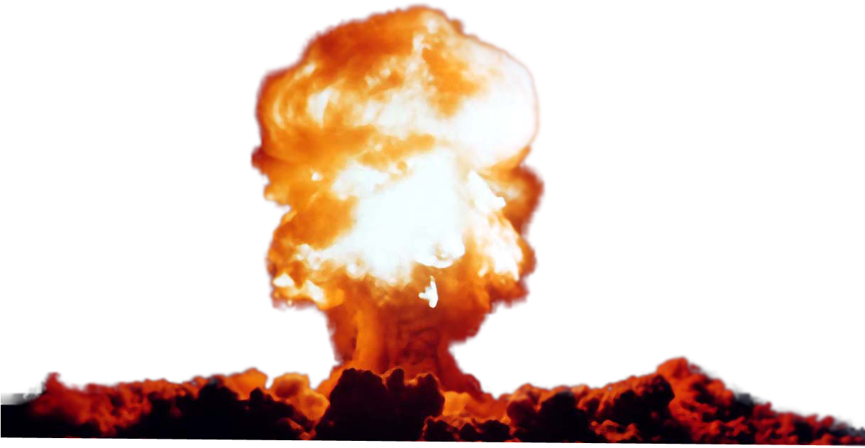 Nuclear Bomb Background PNG Clip Art