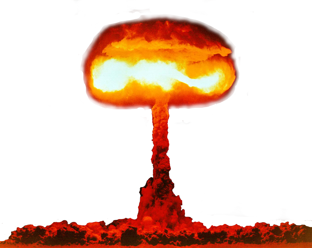 Nuclear Bomb PNG Clipart Background HD