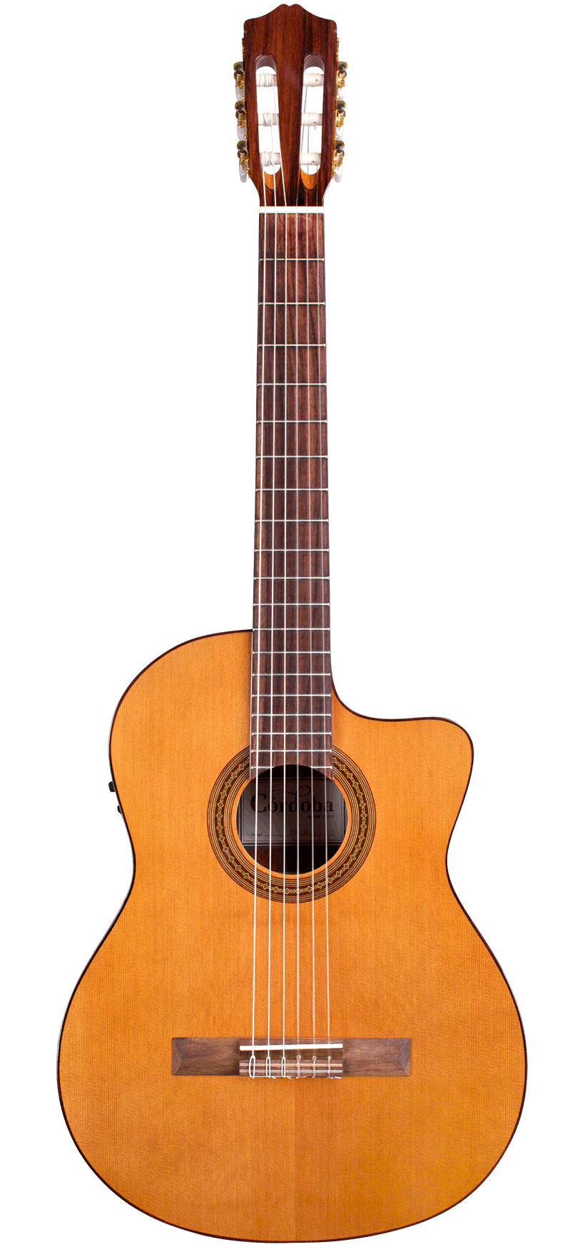 Nylon-String Classical Guitar Background PNG Image