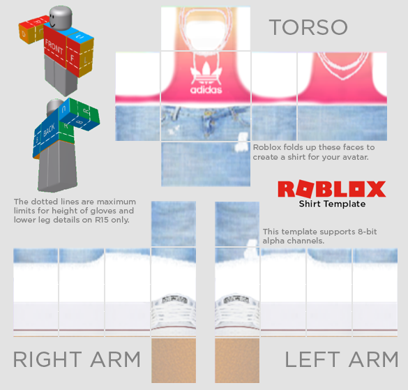 Pants Template Roblox Free PNG - PNG Play