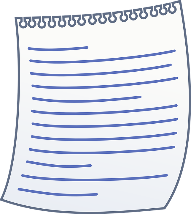PaperSheet Transparent File Clip Art