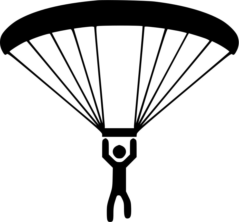 Parachute Transparent Clip Art Image