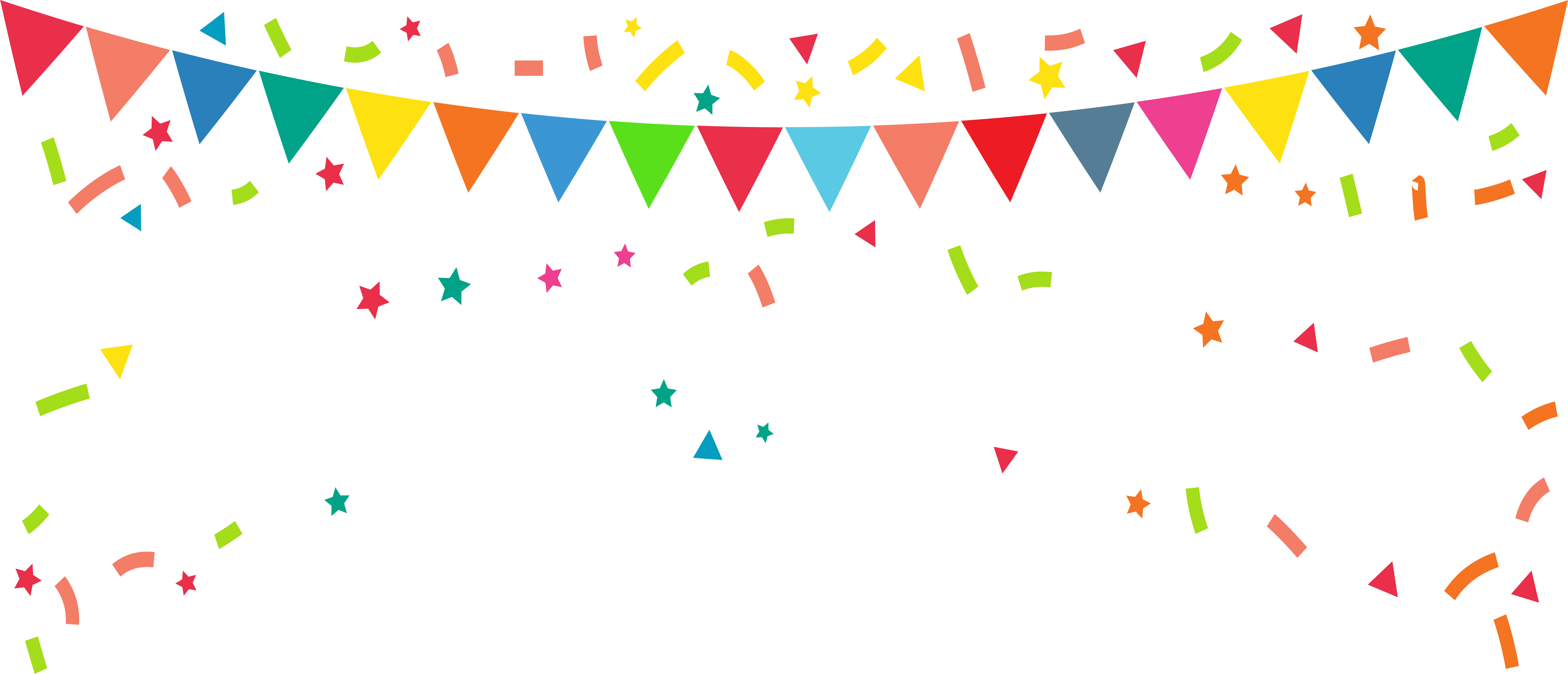 Party Flags Free PNG Clip Art