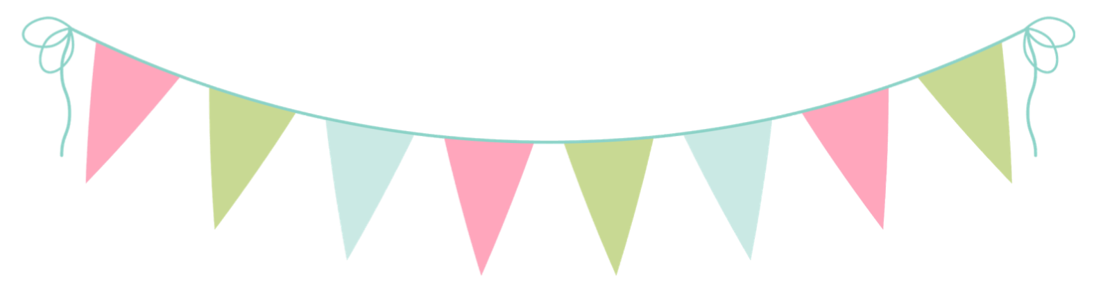 Party Flags PNG Clipart Background