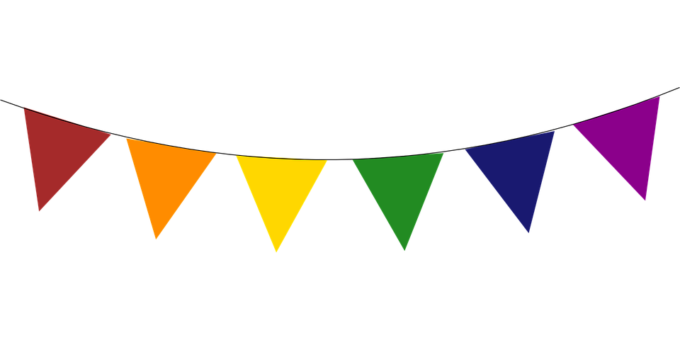 Party Flags PNG Images HD