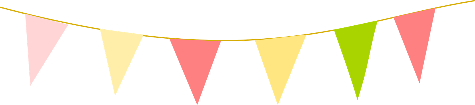 Party Flags Transparent PNG